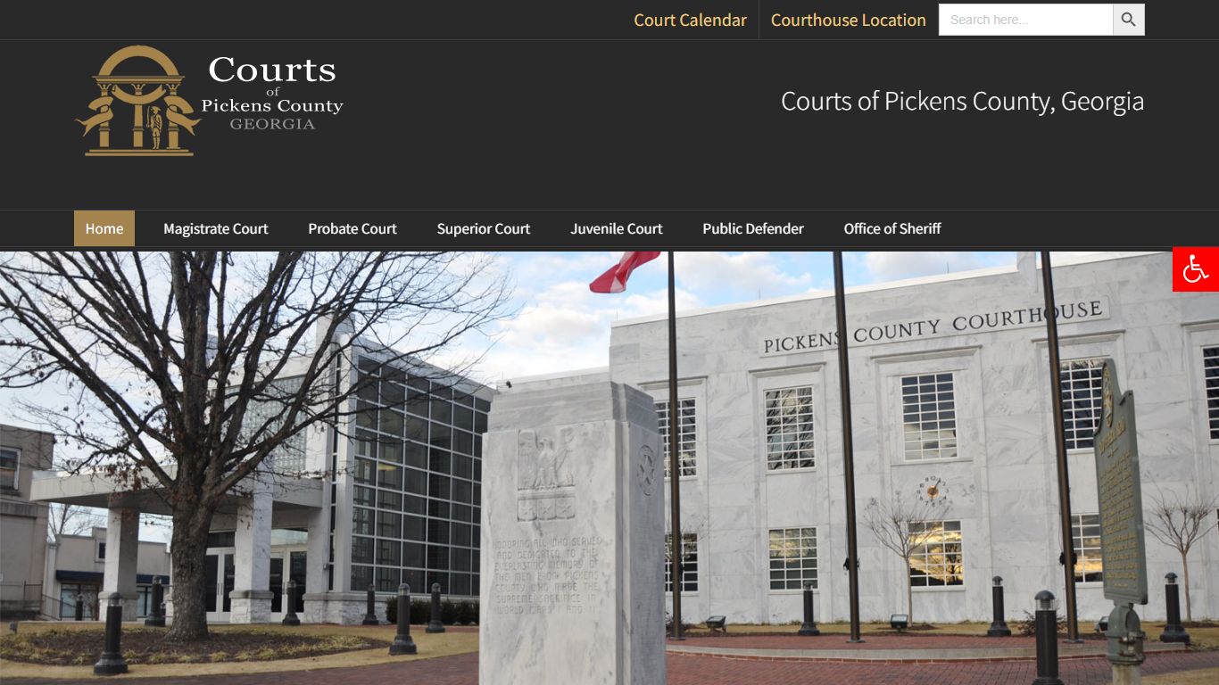 Pickens County Georgia Courts & Courthouse